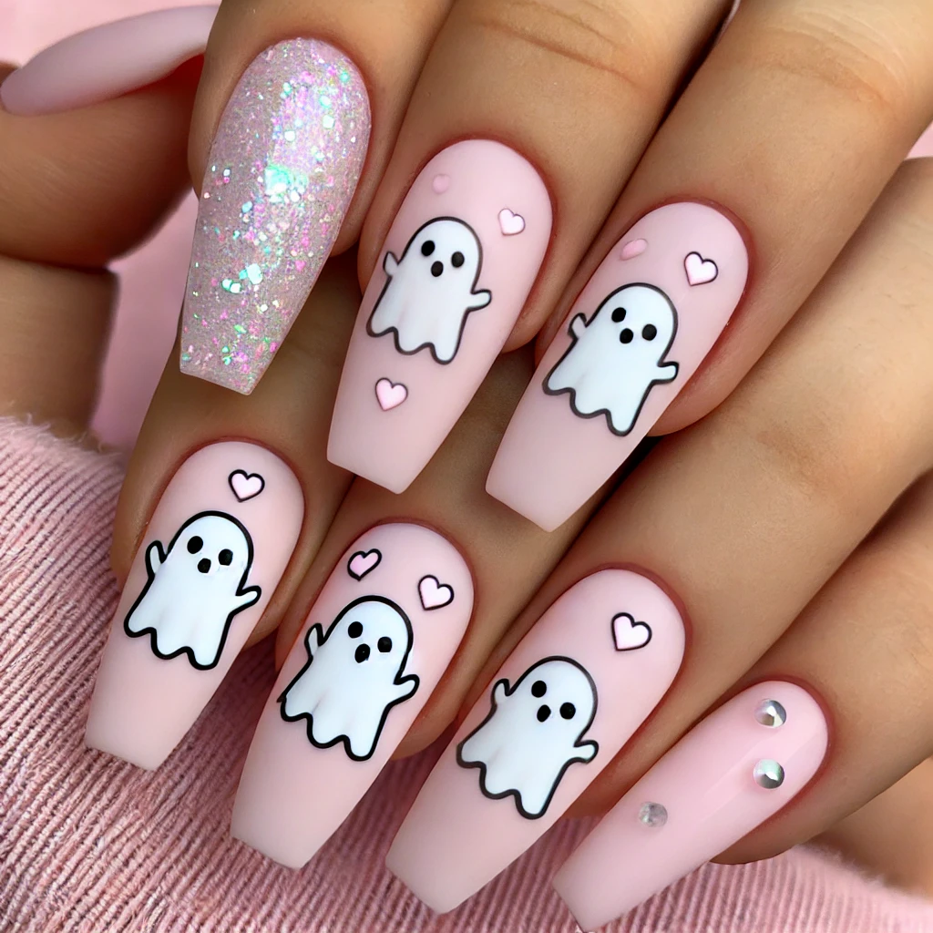 Charming Pastel Ghosts