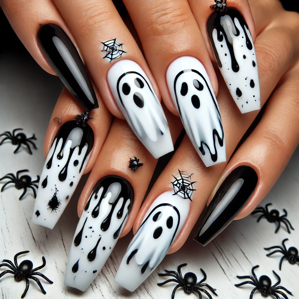 Inky Ghosts and Spiders