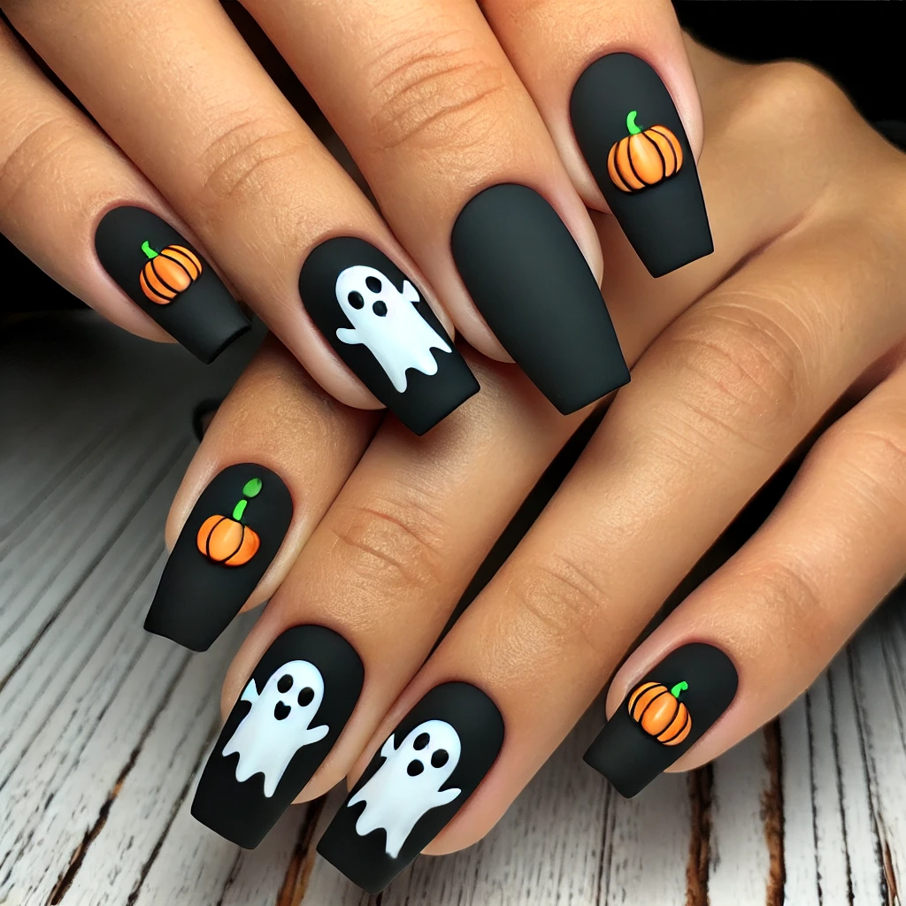 Pumpkin & Ghost Charm