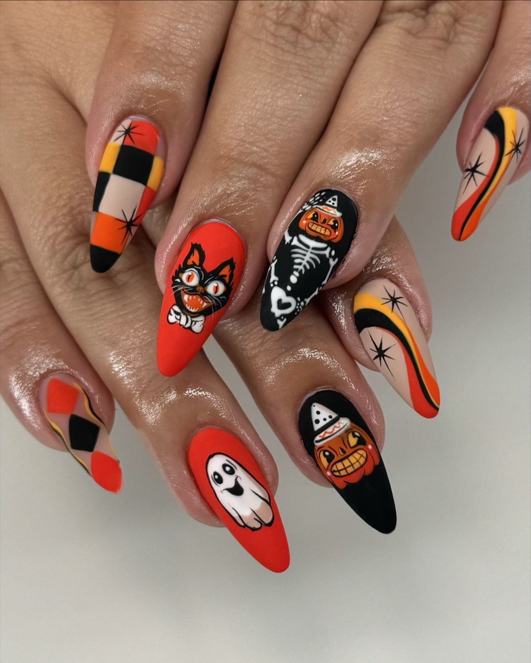 Pumpkin nails