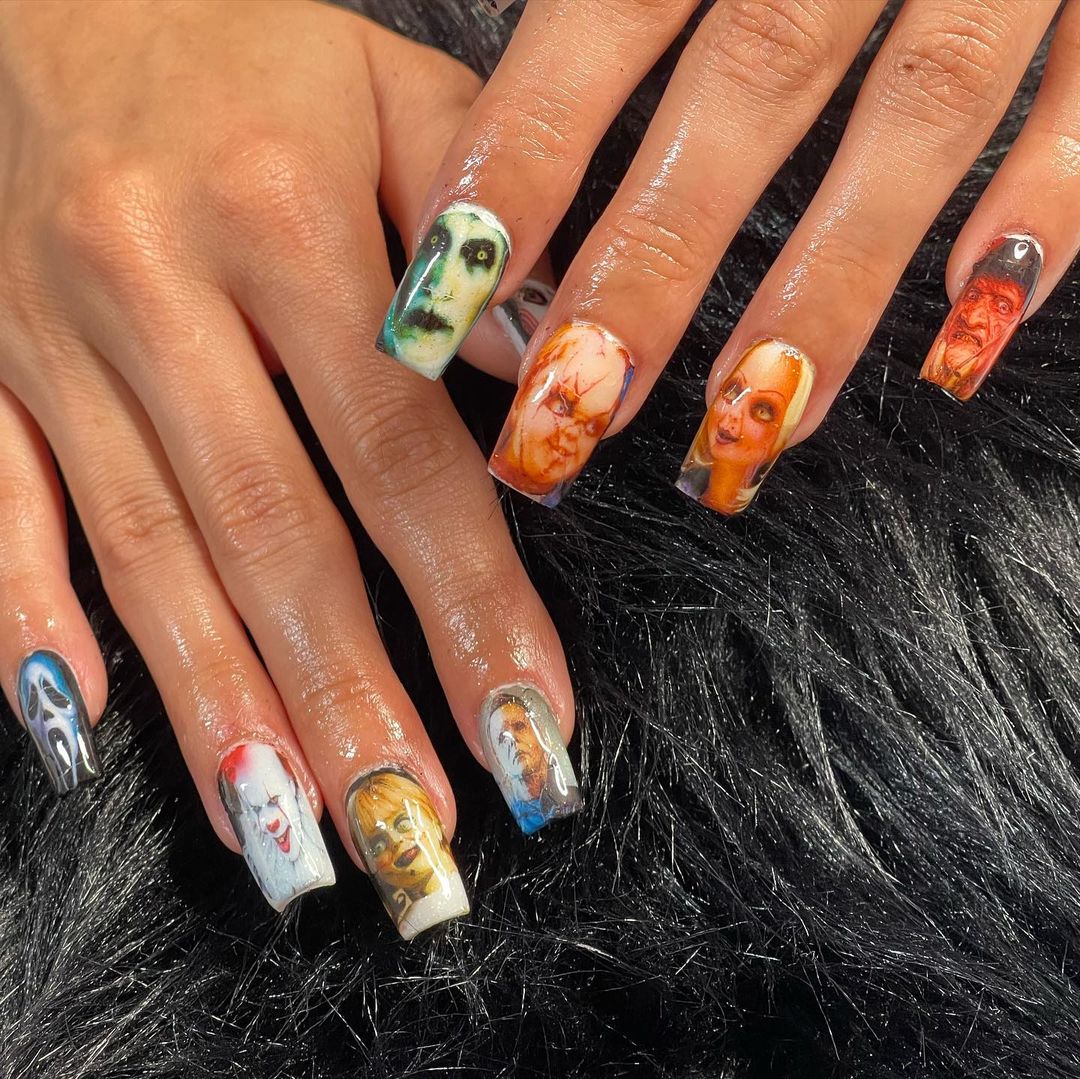 Spooky nails