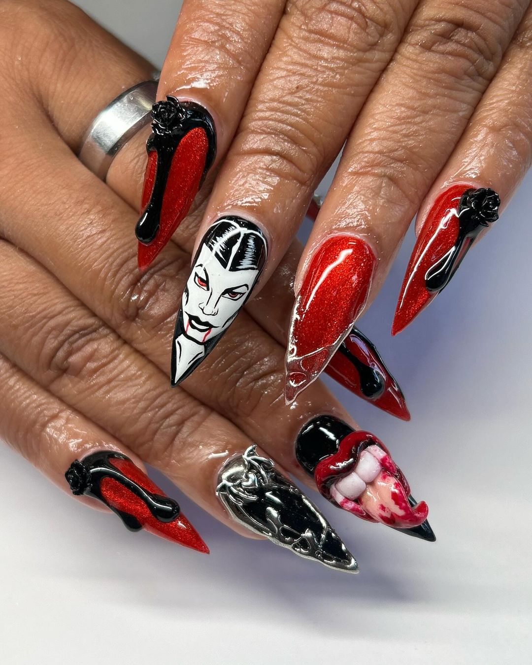 Vampire Nails
