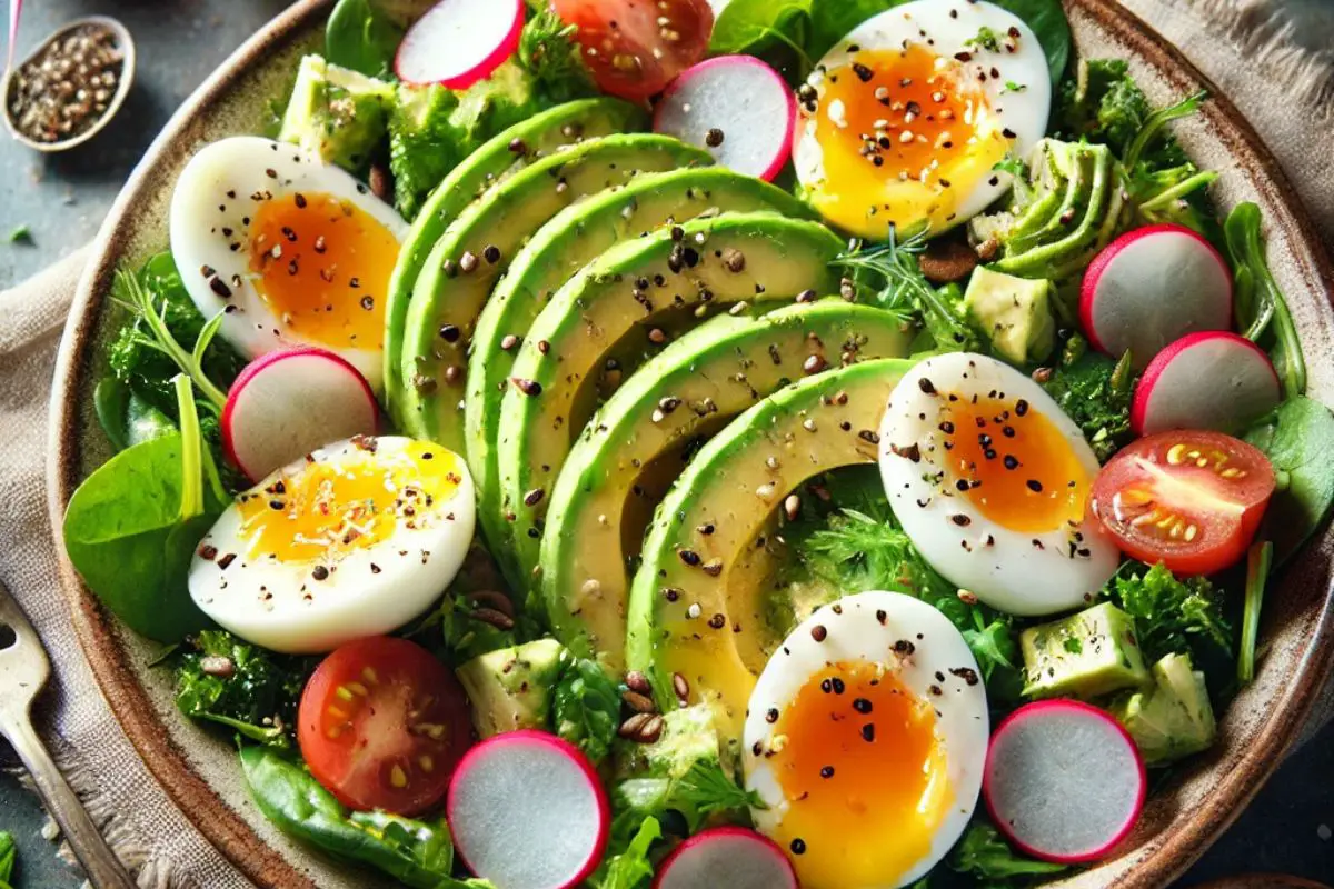 Avocado Salad With Egg