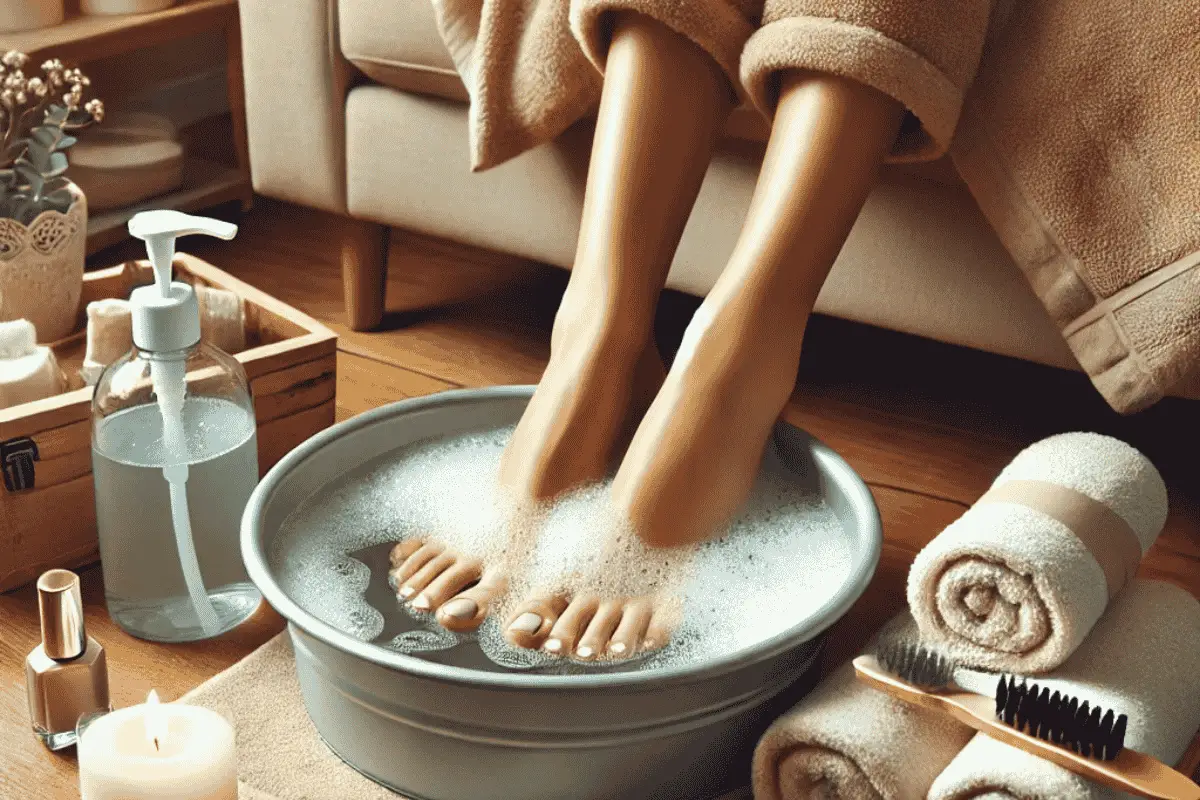 How To Do Pedicure At Home With Shampoo