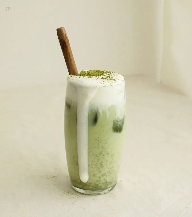 Matcha lattes