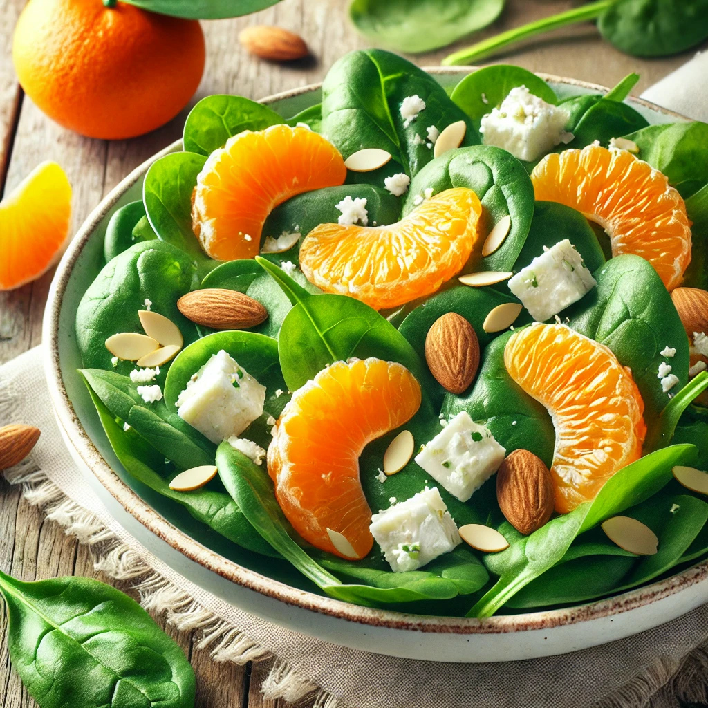 Spinach Salad With Mandarin Oranges And Feta