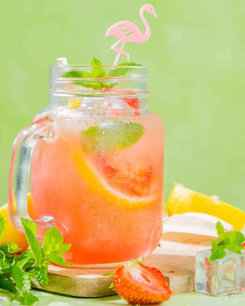 Strawberry Lemon Water