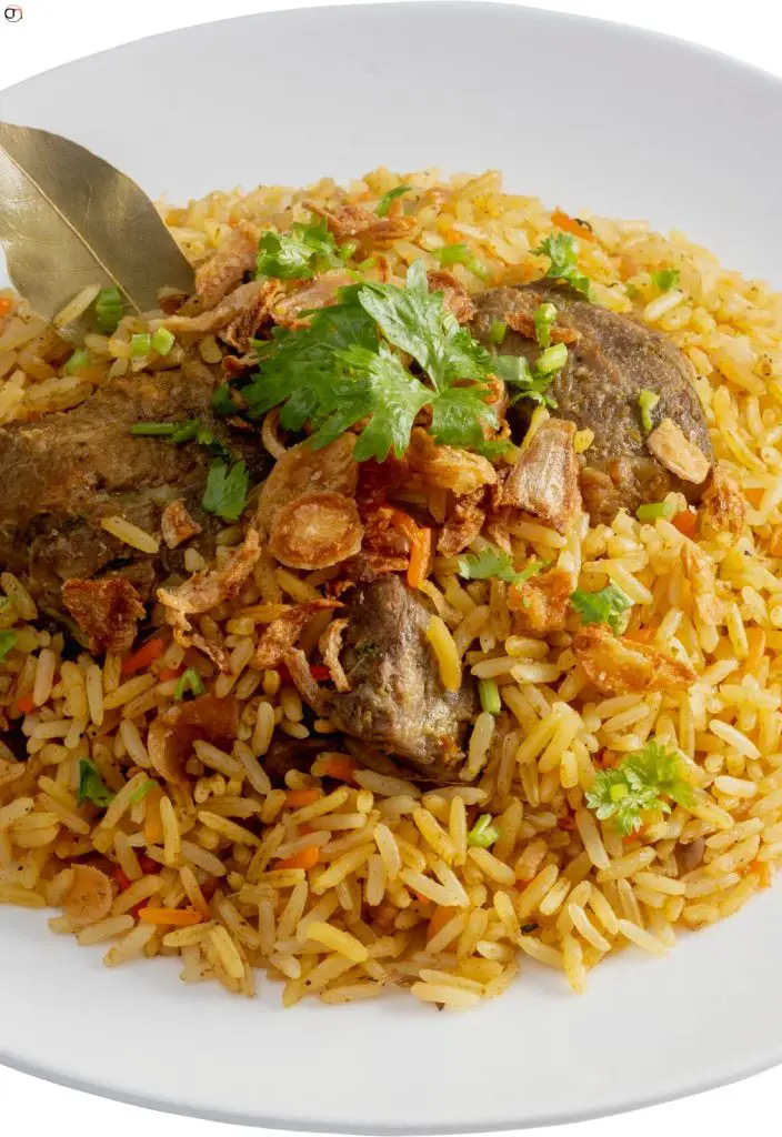 Chicken Kebabs with Rice Pilaf