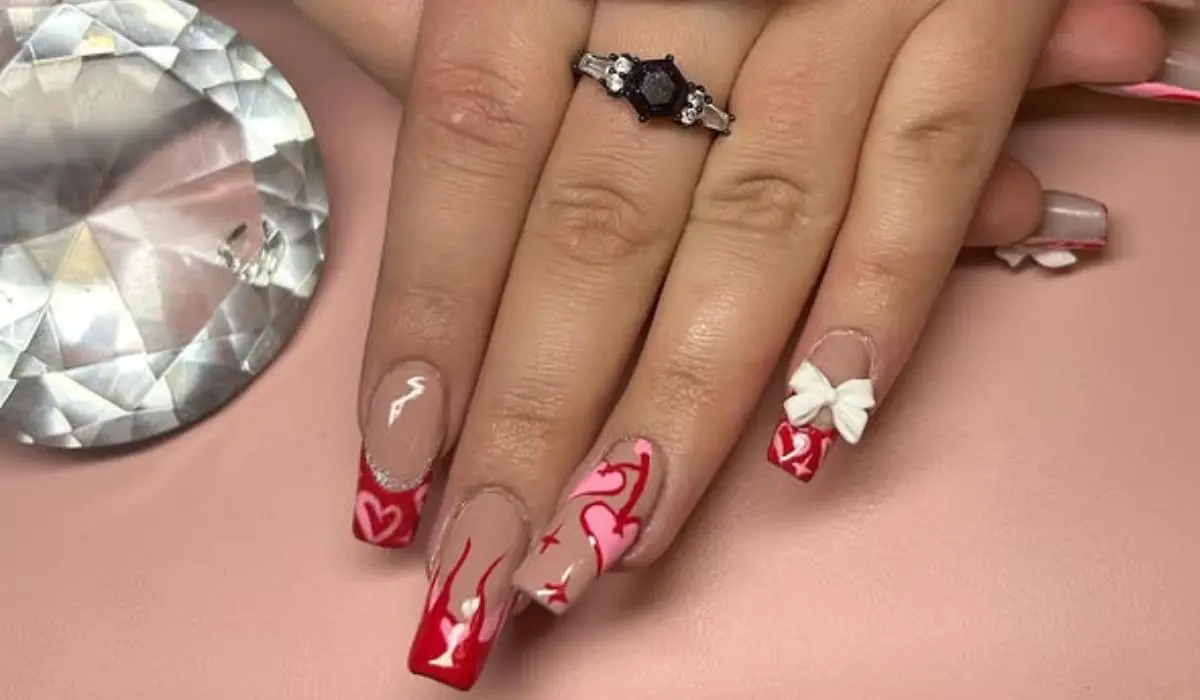 Valentine Nails Designs