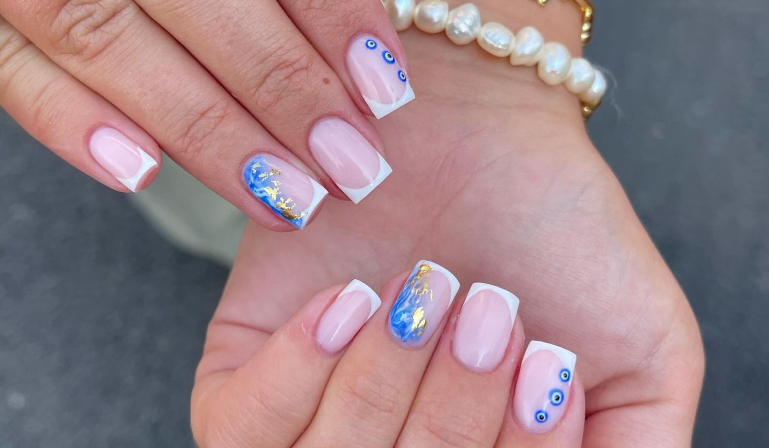 Blue Nails