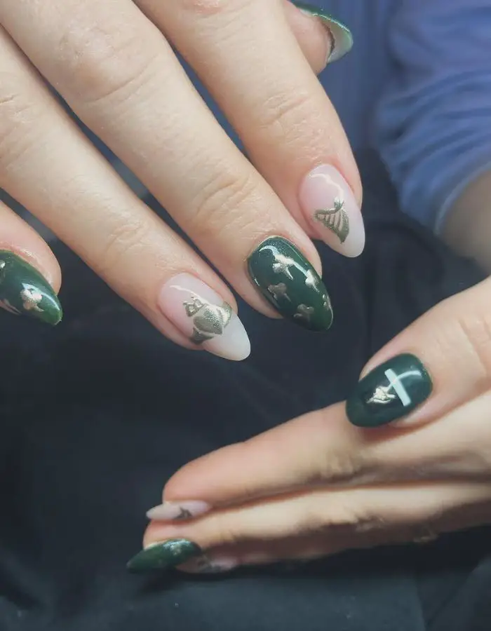 Coolest paddy’s day nails!
