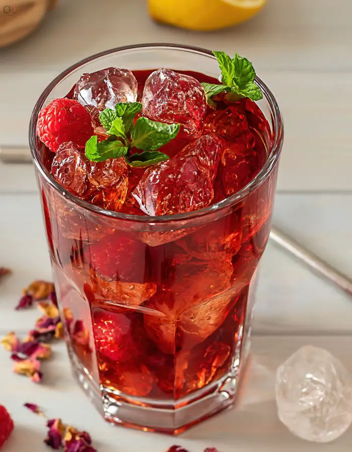 Fruity Iced Hibiscus Tea