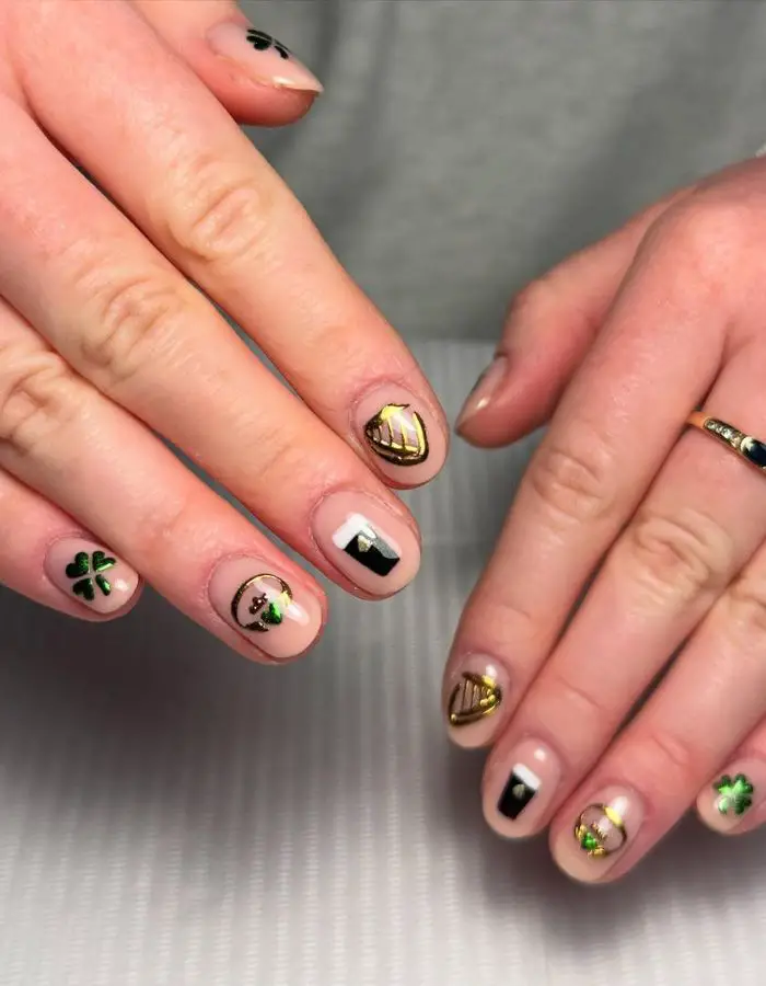 st. patrick day nails