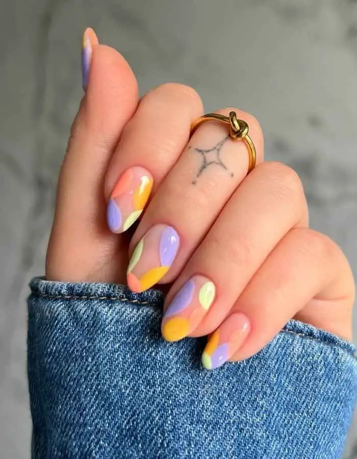 Abstract nails