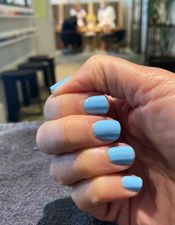 Blue Manicure