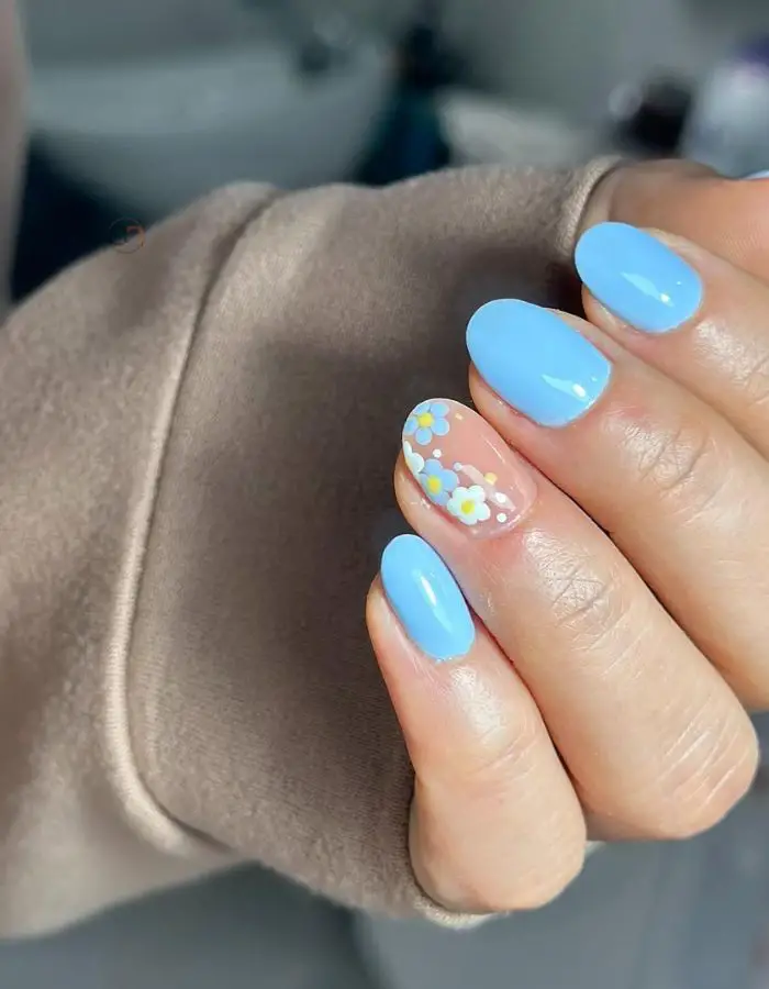 Blue Nails