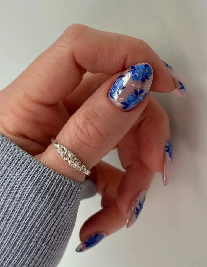 Blue Nails