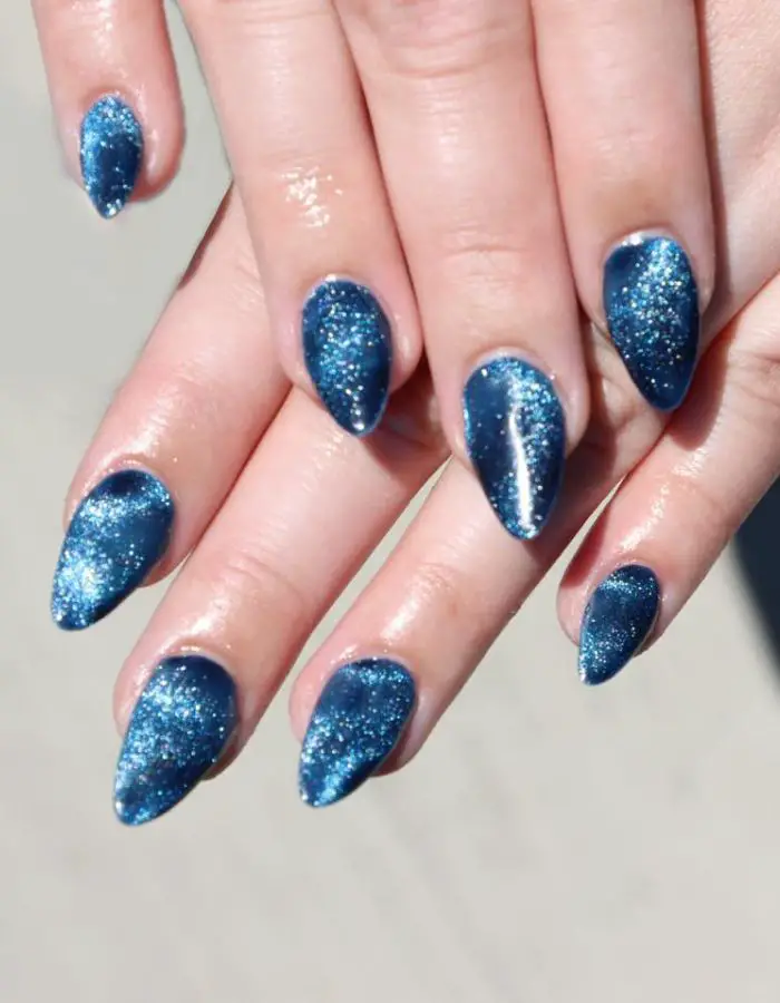 Blue…Glittery