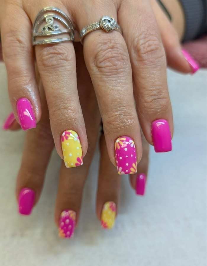 Bright nails