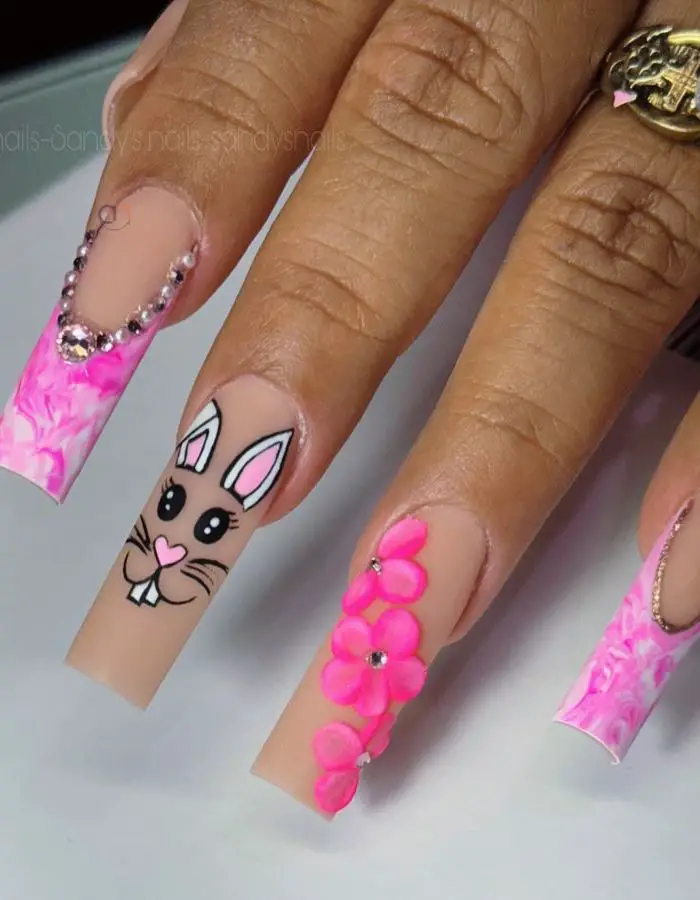 Easter Bunny Naiils
