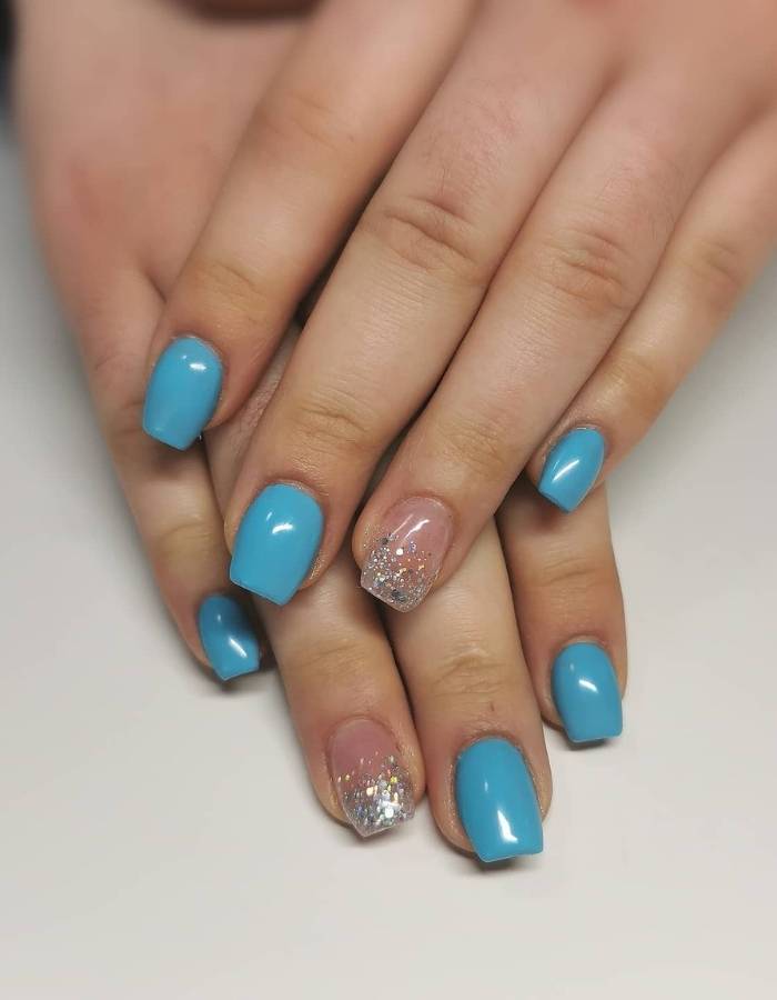 Loving this bright blue
