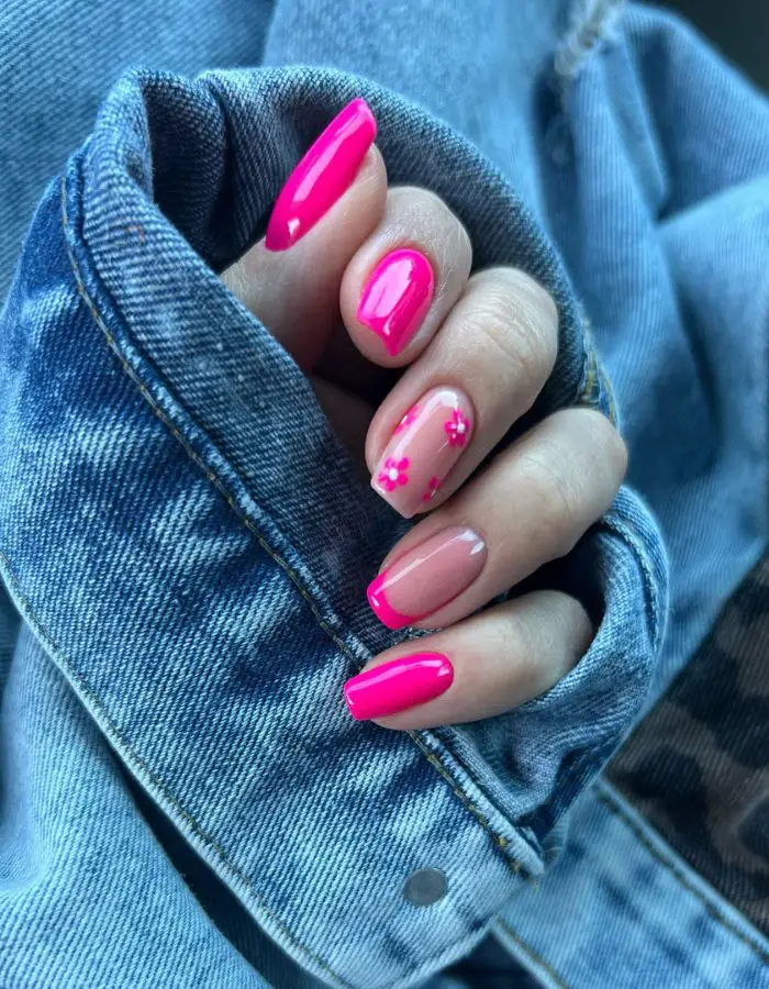 Pink Nails