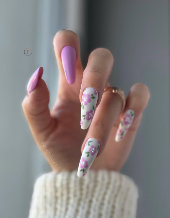 Purple Nails
