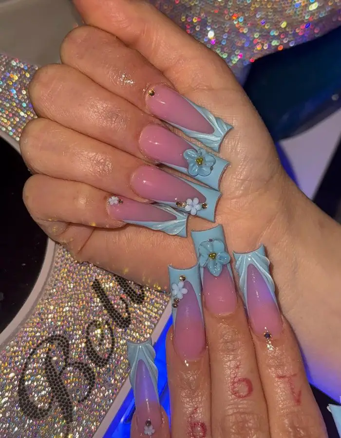 Spring Long Nails