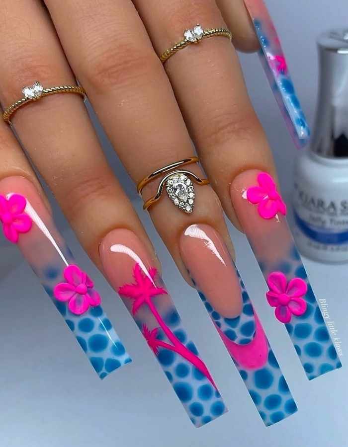 Spring Long nails