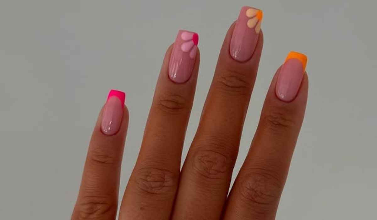 Spring Square Nails