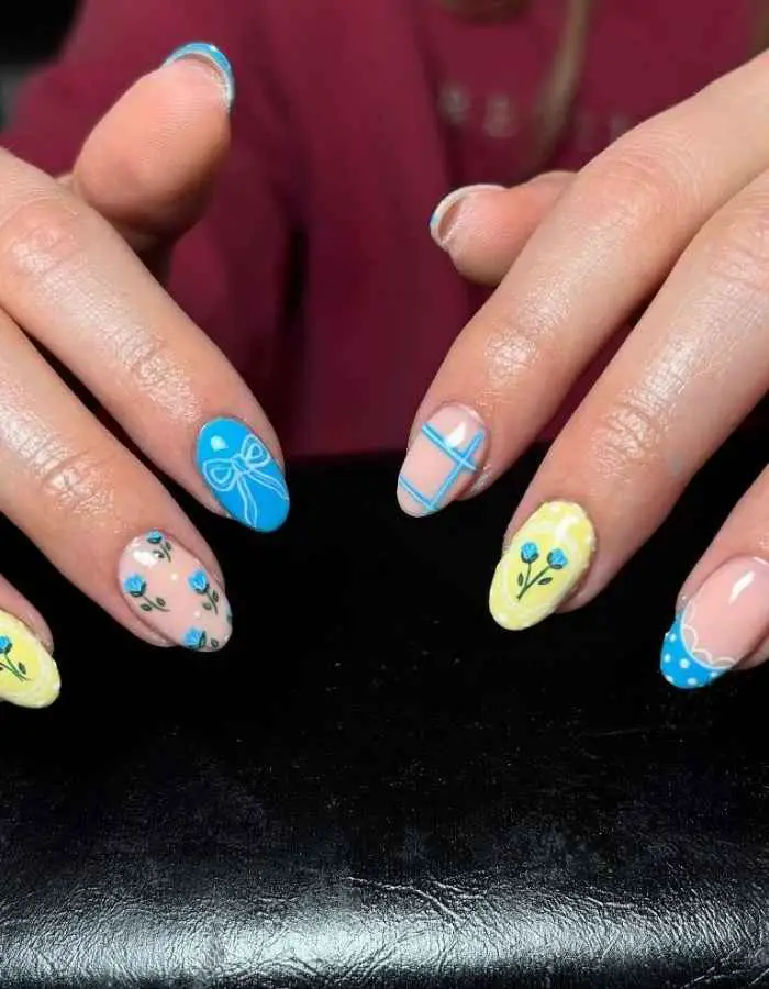 Spring luminary nails