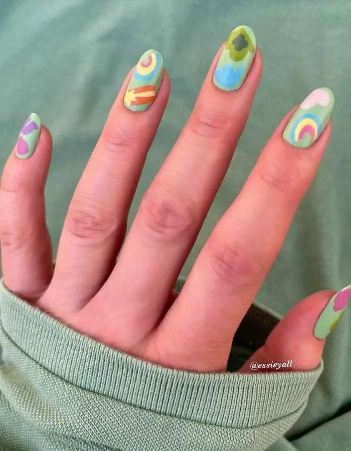 St. Patrick’s Day mani 