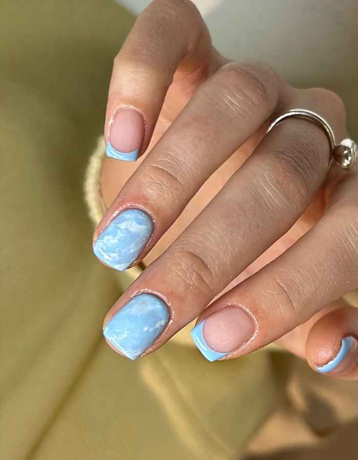baby blue marbles