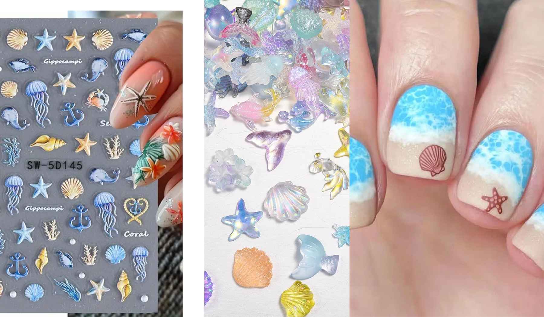 Blue Hawaii Nails