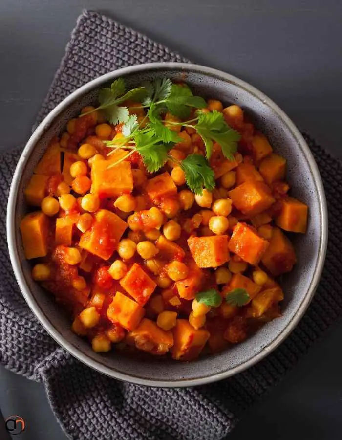 Chickpea and Sweet Potato Buddha Bowl