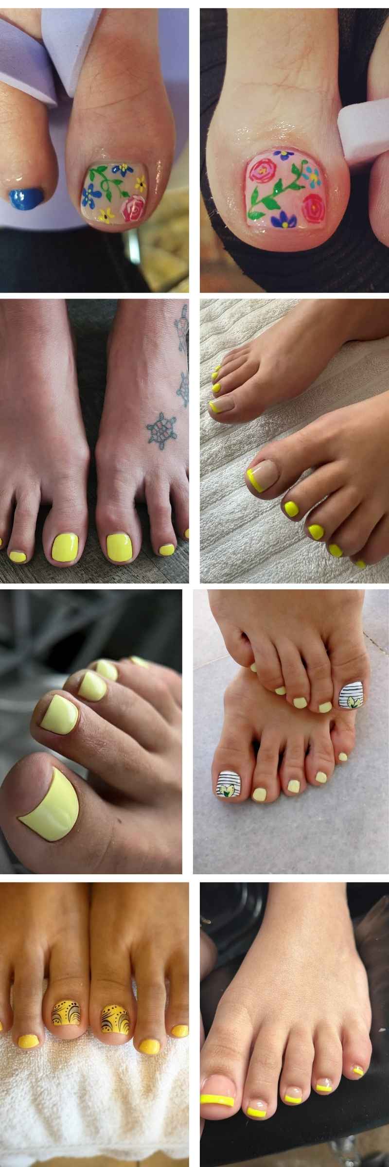 Elegant Yellow Toes