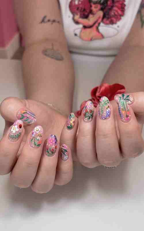 Spring Simple Nails