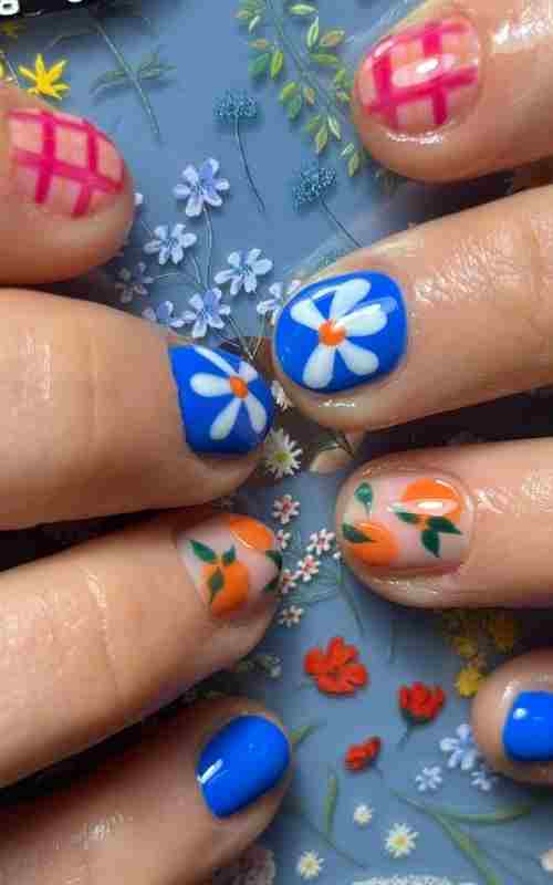 Spring Simple Nails