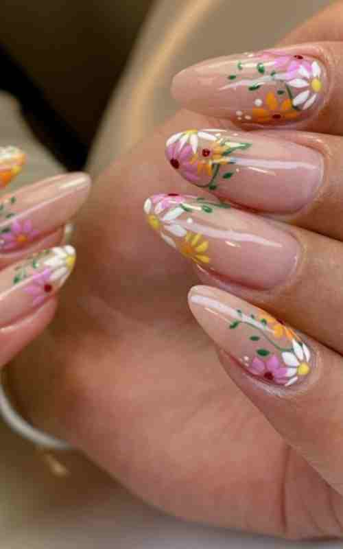 Spring Simple Nails