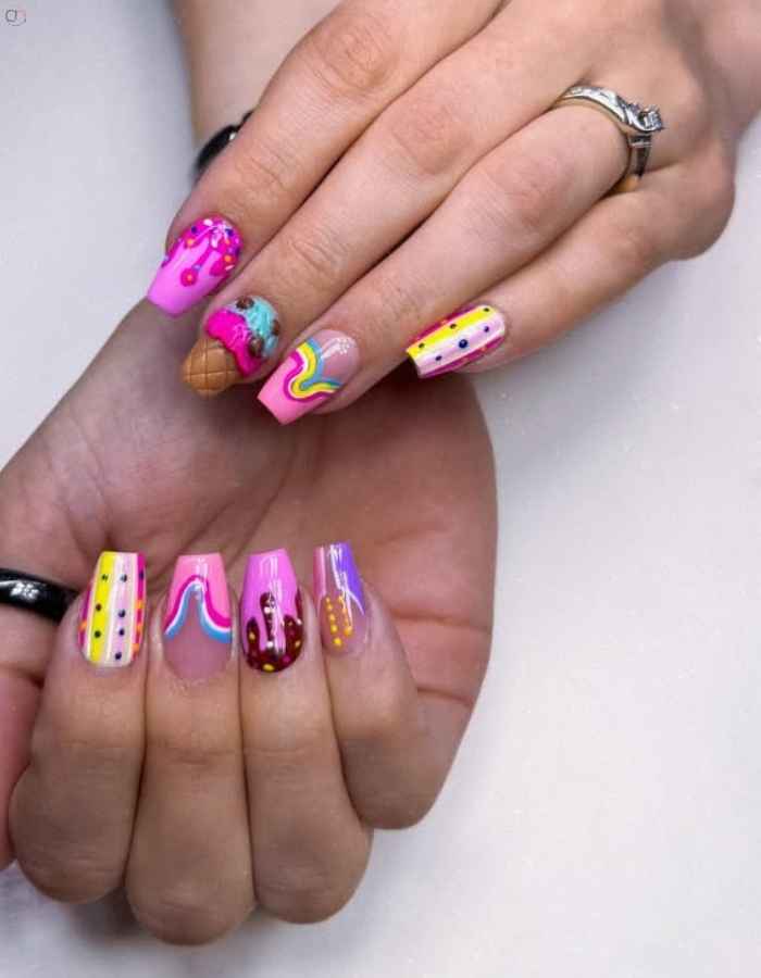 ice cream manicure