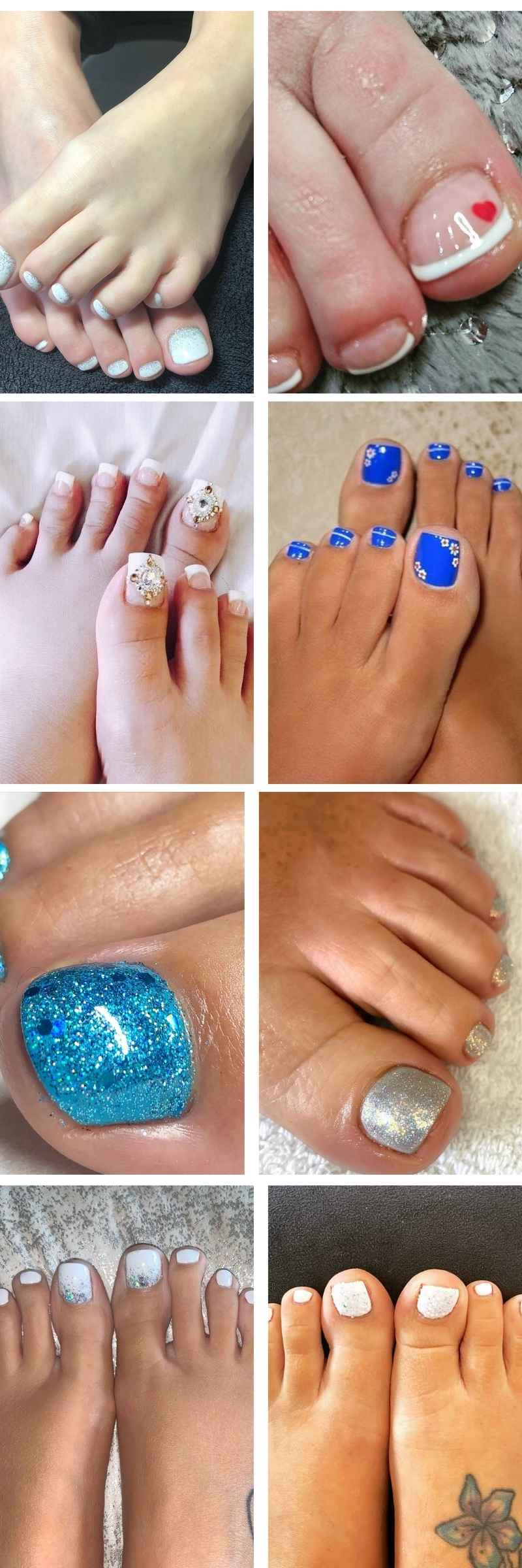wedding toe nails ideas