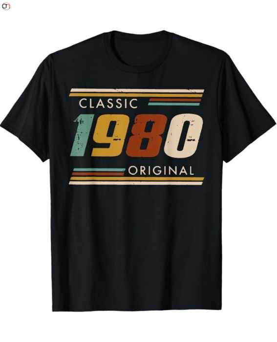 1980 Original Vintage Retro Birthday