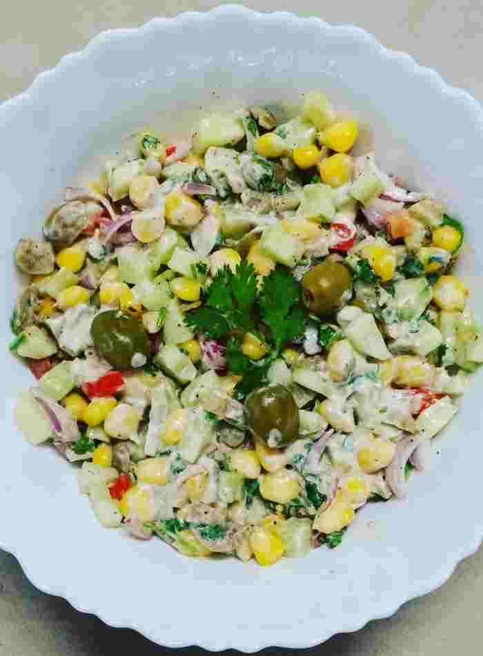 Creamy Avocado Corn Salad