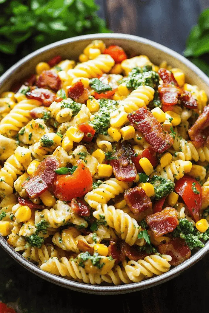 Classic Mexican Street Corn Pasta Salad