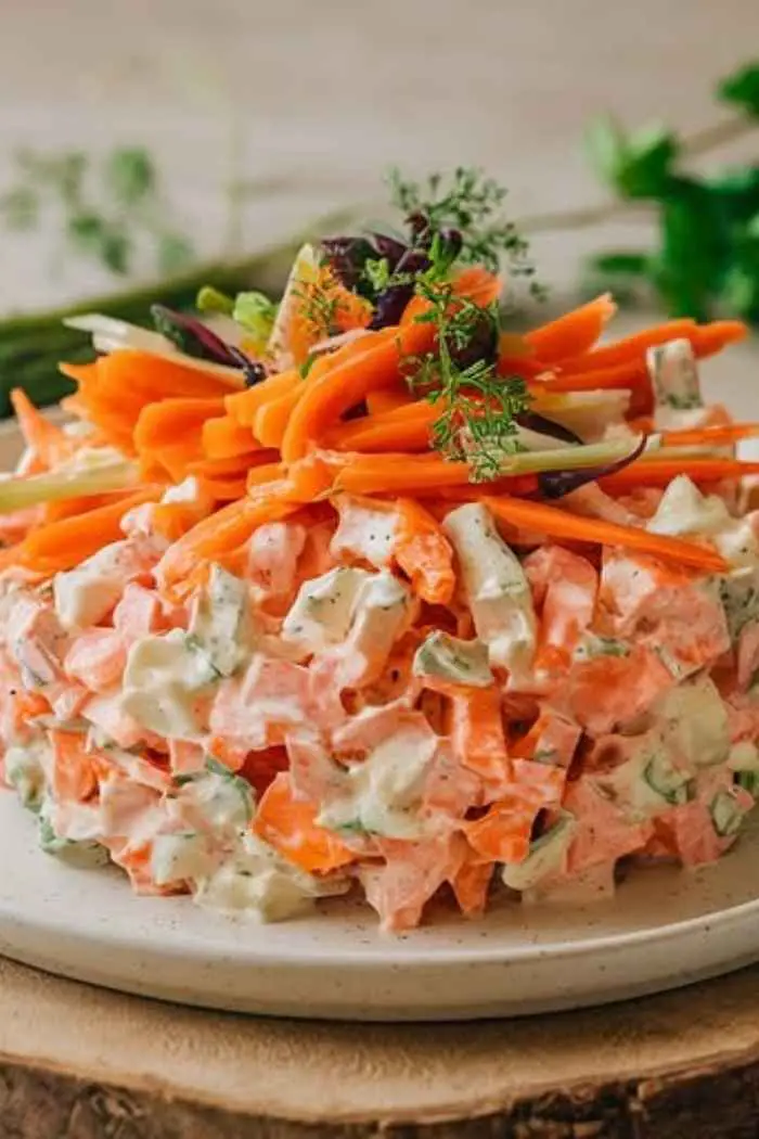 Creamy Carrot Raisin Salad