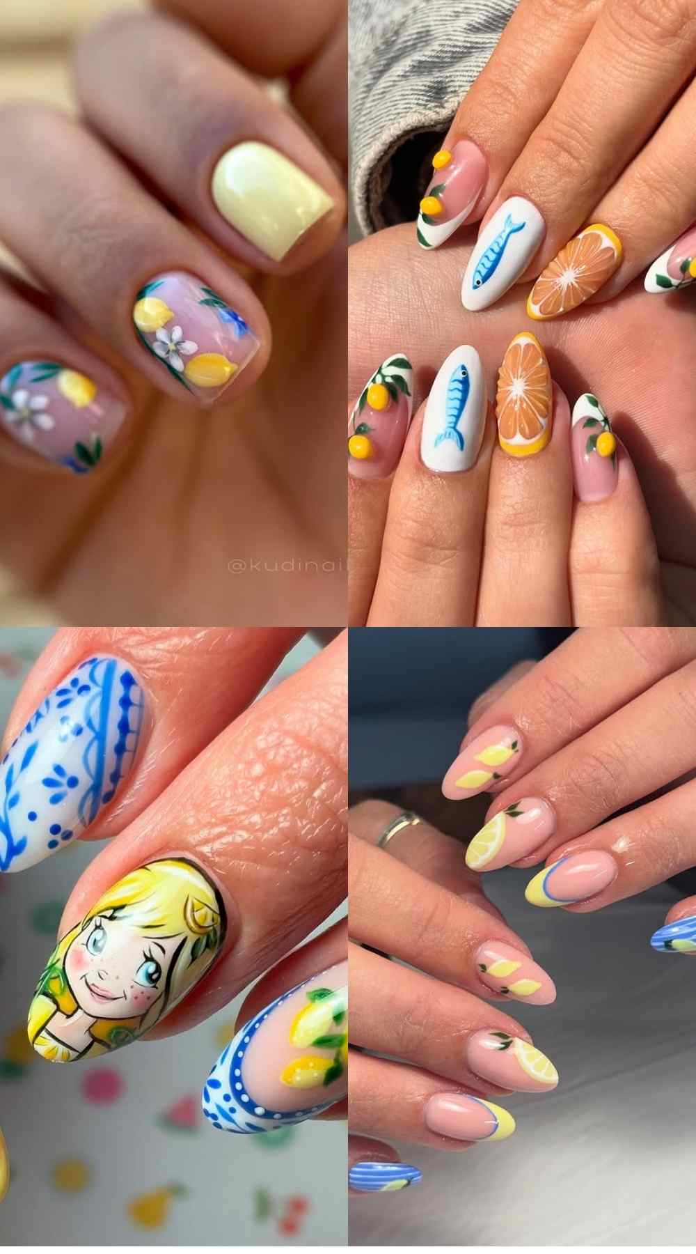 blue hawaii nails