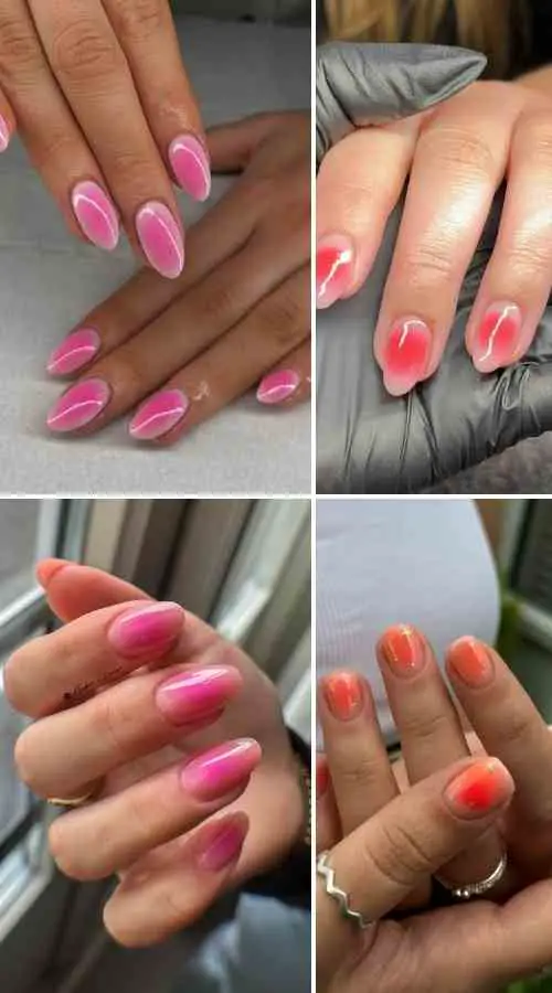 Aura summer nails