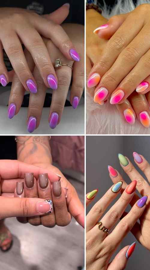 Bright Aura Nails