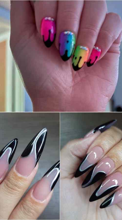 Goth Summer Nails
