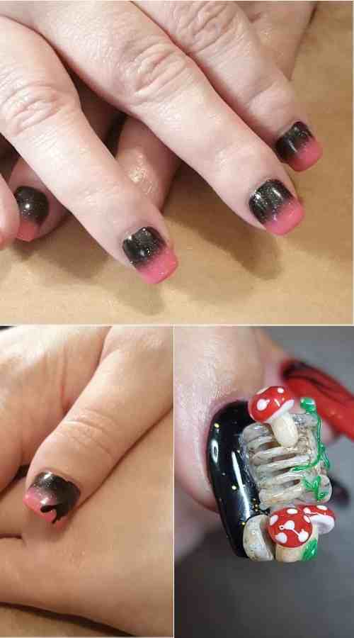 Goth Summer Nails